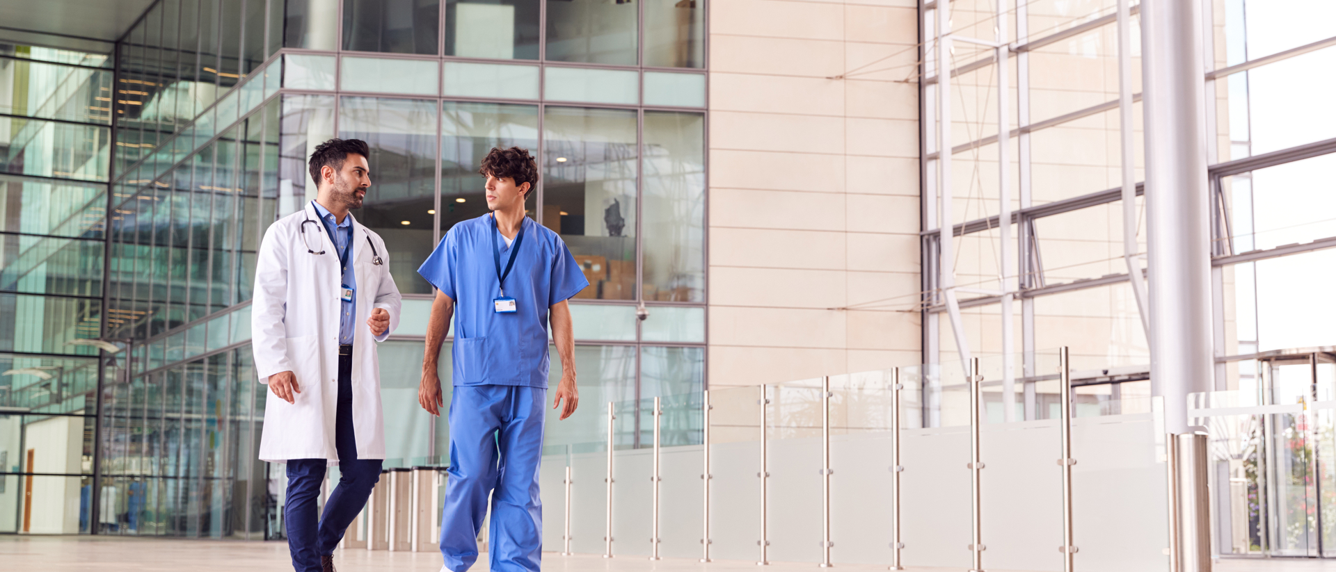 Doctors Walking